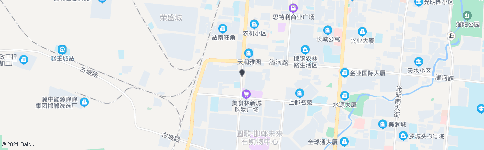 邯郸浴新大街禇河路口_公交站地图_邯郸公交_妙搜公交查询2024