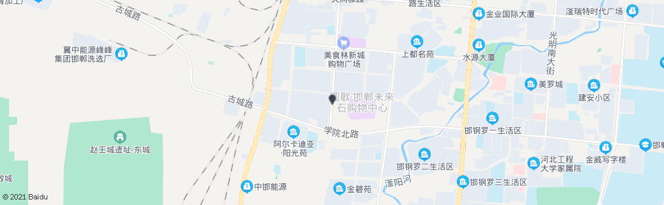 邯郸学院北路浴新街口_公交站地图_邯郸公交_妙搜公交查询2024