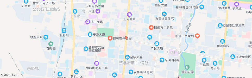 邯郸中华大街陵园路口_公交站地图_邯郸公交_妙搜公交查询2024