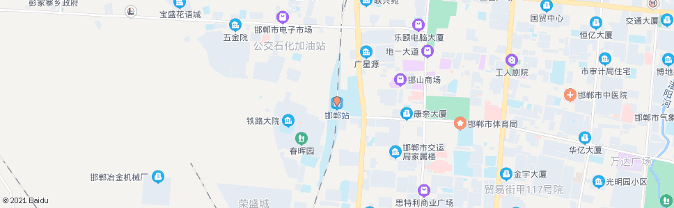 邯郸漳河店_公交站地图_邯郸公交_妙搜公交查询2024