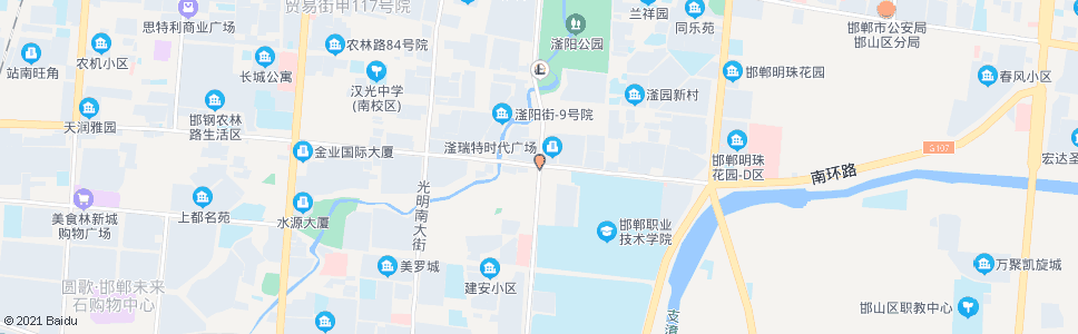 邯郸渚河路滏河街口_公交站地图_邯郸公交_妙搜公交查询2024