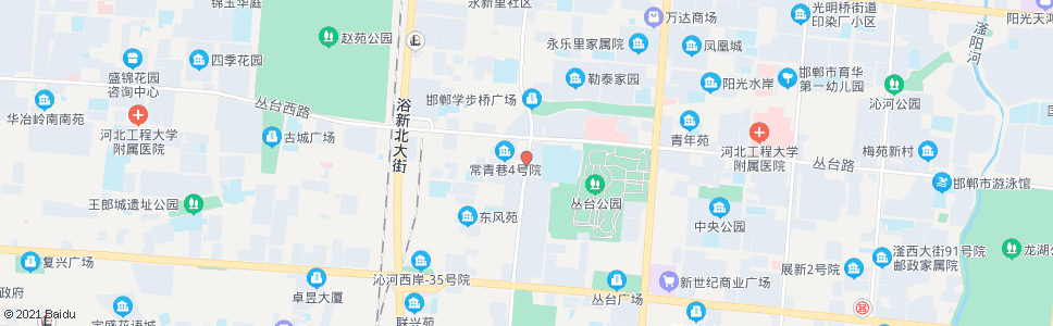 邯郸陵西大街丛台路口_公交站地图_邯郸公交_妙搜公交查询2025