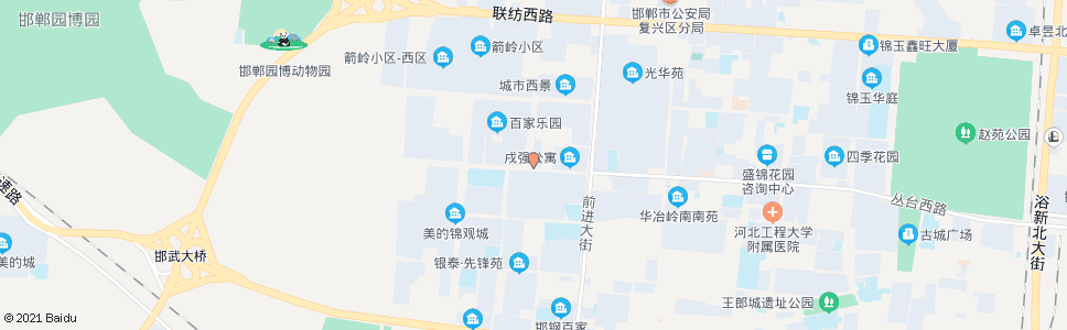 邯郸三局建筑公司_公交站地图_邯郸公交_妙搜公交查询2025