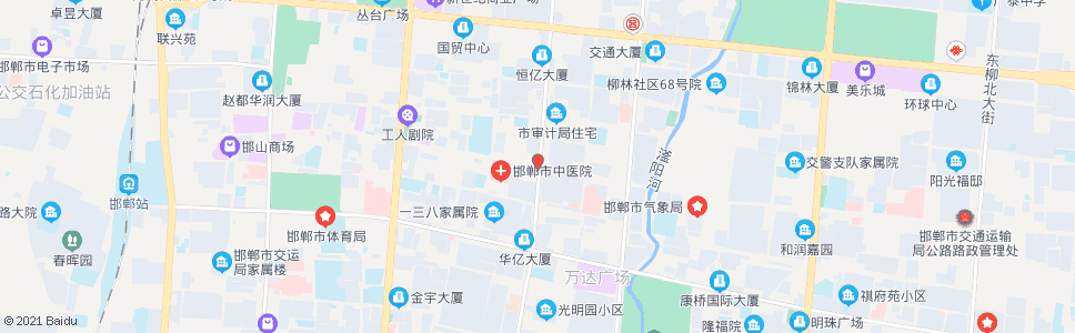 邯郸和平路光明街口_公交站地图_邯郸公交_妙搜公交查询2024