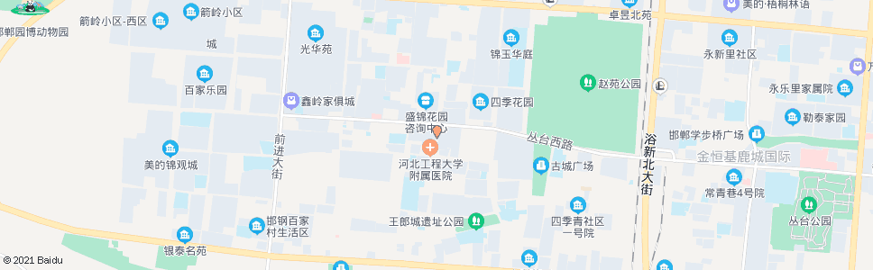 邯郸八一路口_公交站地图_邯郸公交_妙搜公交查询2024