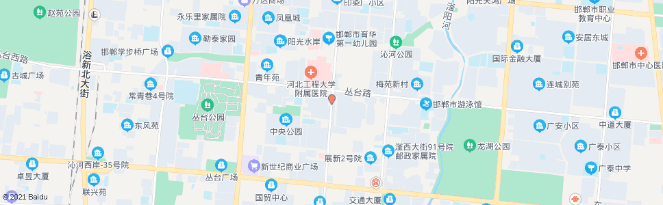 邯郸中华街丛台路口_公交站地图_邯郸公交_妙搜公交查询2024