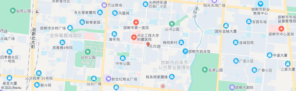 邯郸丛台路光明街口_公交站地图_邯郸公交_妙搜公交查询2024