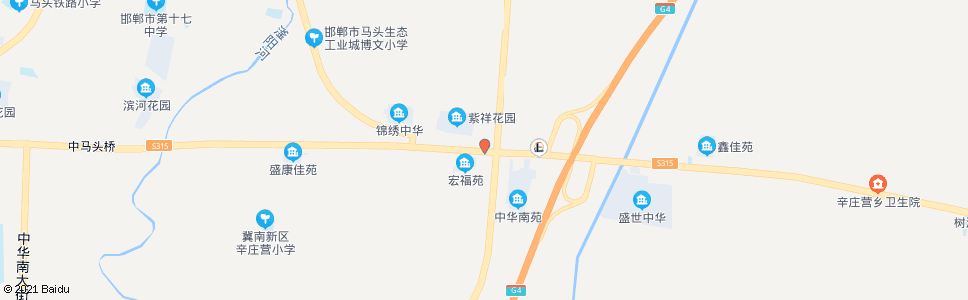 邯郸中华大街成峰路口_公交站地图_邯郸公交_妙搜公交查询2025