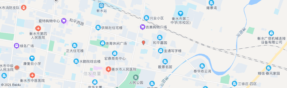 衡水和平路榕花大街口_公交站地图_衡水公交_妙搜公交查询2025