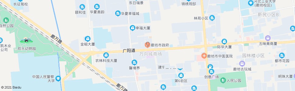 廊坊市政府_公交站地图_廊坊公交_妙搜公交查询2024