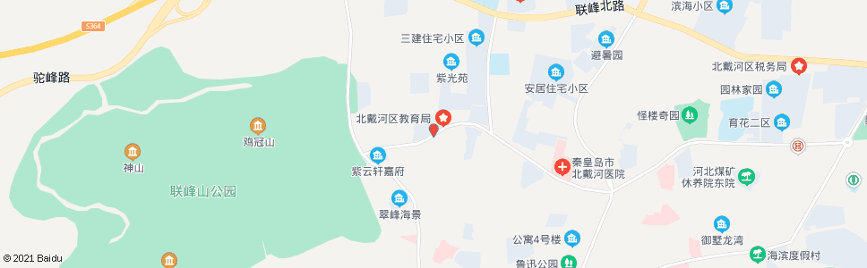 秦皇岛北岭三区_公交站地图_秦皇岛公交_妙搜公交查询2025