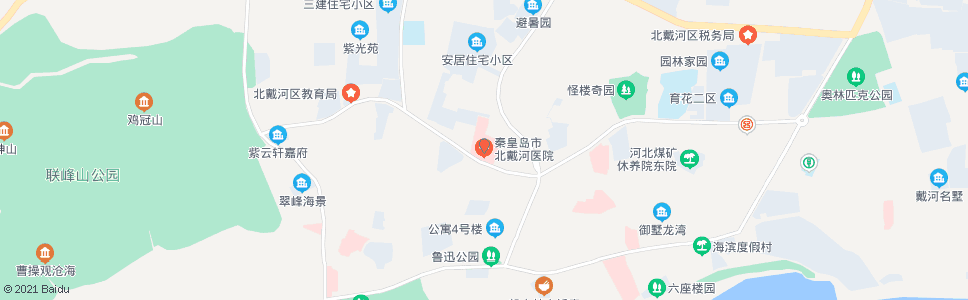 秦皇岛北戴河医院_公交站地图_秦皇岛公交_妙搜公交查询2025