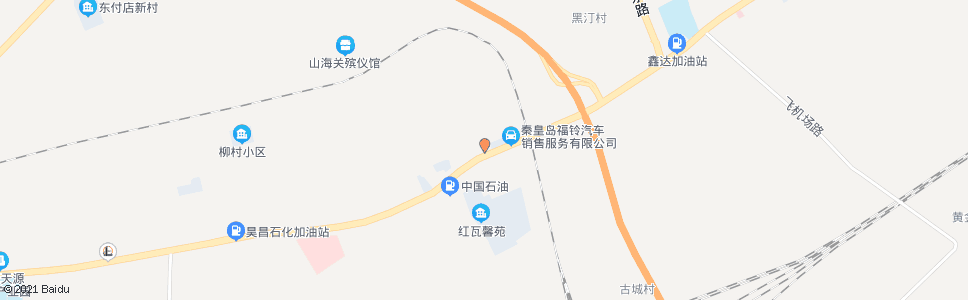 秦皇岛东方航空学校(红瓦店)_公交站地图_秦皇岛公交_妙搜公交查询2025