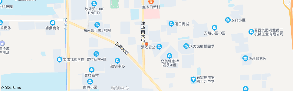 石家庄建华方兴路口_公交站地图_石家庄公交_妙搜公交查询2025