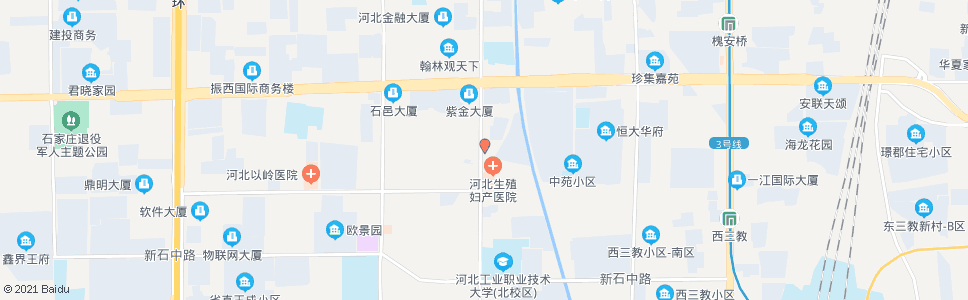 石家庄风机厂(明德中医院)_公交站地图_石家庄公交_妙搜公交查询2024