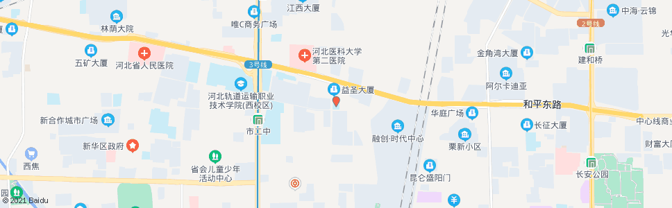 石家庄宁安路小学_公交站地图_石家庄公交_妙搜公交查询2024