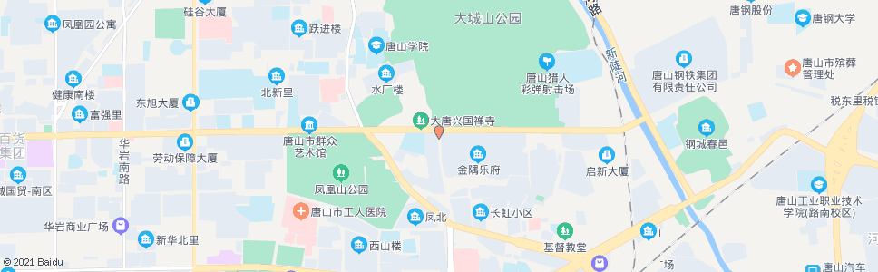 唐山大城山公园_公交站地图_唐山公交_妙搜公交查询2025