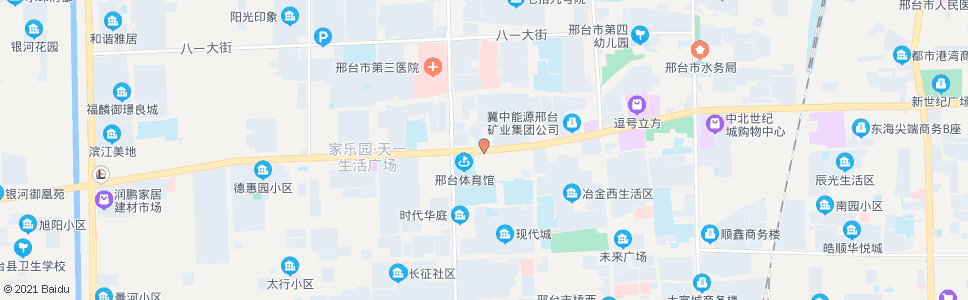 邢台体育馆_公交站地图_邢台公交_妙搜公交查询2024