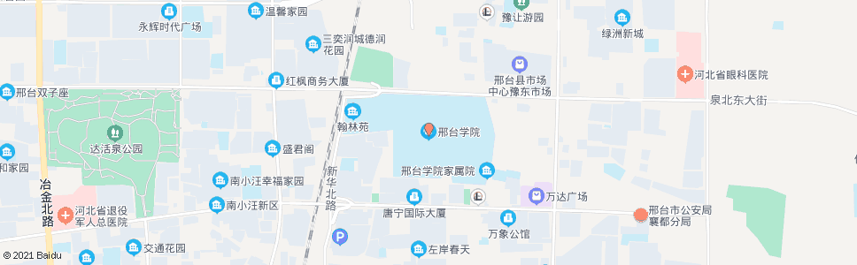 邢台邢台学院_公交站地图_邢台公交_妙搜公交查询2025