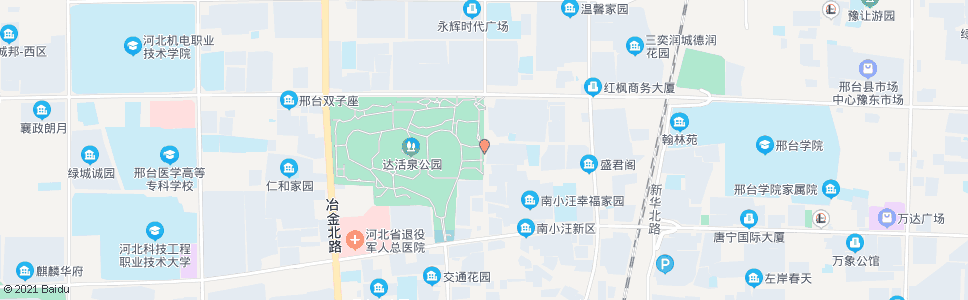 邢台达活泉公园东口_公交站地图_邢台公交_妙搜公交查询2025