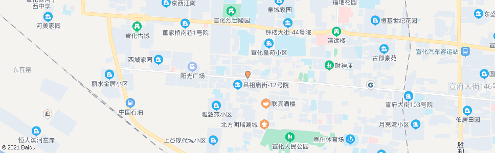 张家口华庆浴池_公交站地图_张家口公交_妙搜公交查询2025