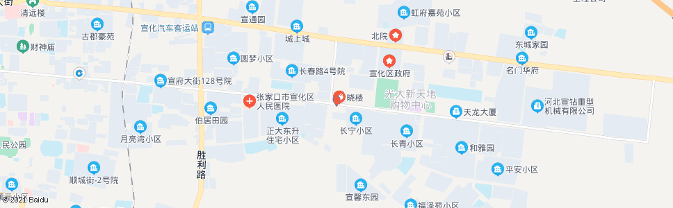 张家口长宁路_公交站地图_张家口公交_妙搜公交查询2025