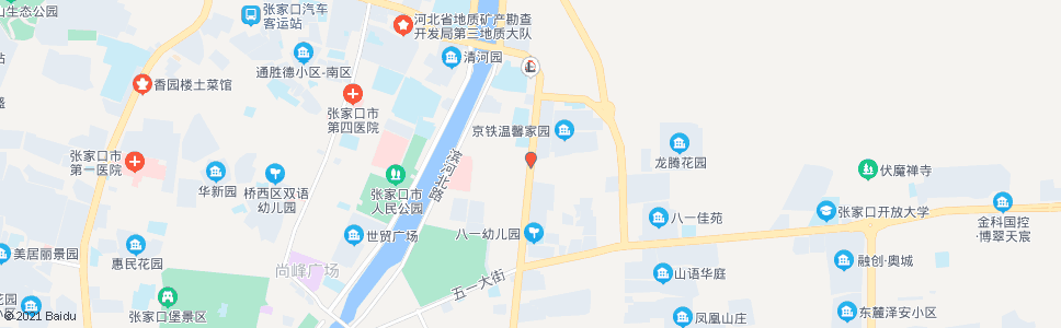 张家口建院北校区_公交站地图_张家口公交_妙搜公交查询2024