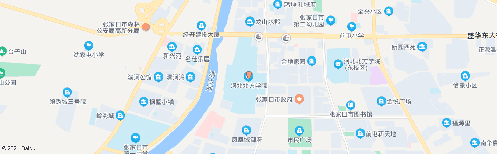 张家口北方学院_公交站地图_张家口公交_妙搜公交查询2025