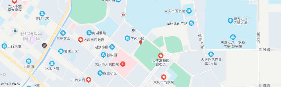 大庆学院08号楼_公交站地图_大庆公交_妙搜公交查询2024