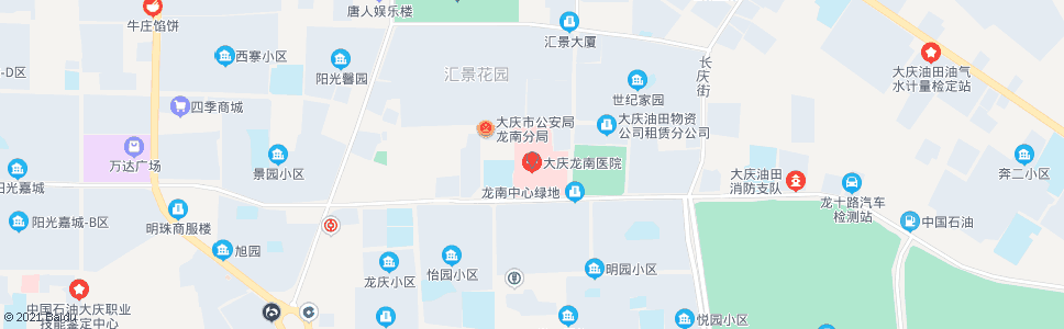 大庆龙南医院_公交站地图_大庆公交_妙搜公交查询2025