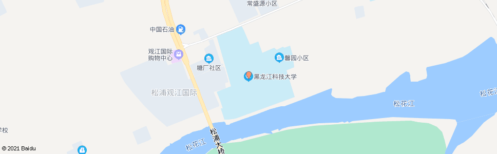 哈尔滨黑龙江科技学院(北校区)_公交站地图_哈尔滨公交_妙搜公交查询2024