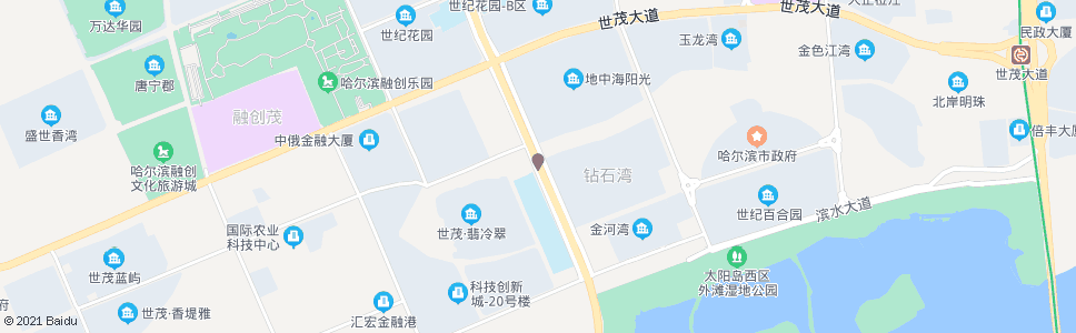 哈尔滨世博街与祥安南大街交口_公交站地图_哈尔滨公交_妙搜公交查询2024