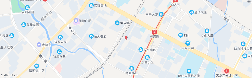 哈尔滨铁路街(和兴三道街口)_公交站地图_哈尔滨公交_妙搜公交查询2024