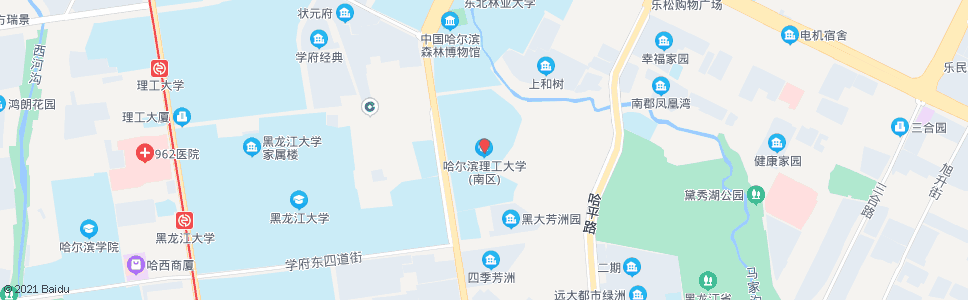 哈尔滨哈理工大学(南学区)_公交站地图_哈尔滨公交_妙搜公交查询2024