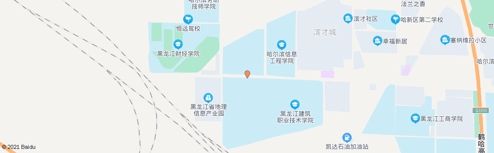 哈尔滨黑龙江生态工程学院_公交站地图_哈尔滨公交_妙搜公交查询2024