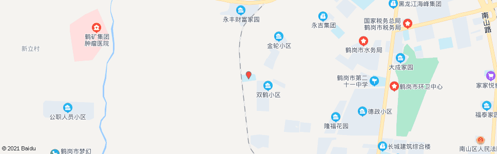 鹤岗新南商店_公交站地图_鹤岗公交_妙搜公交查询2024