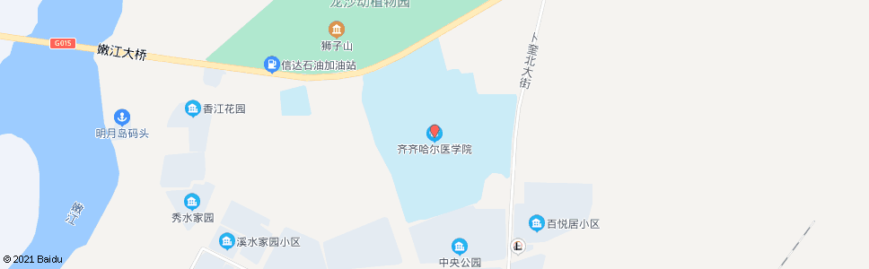 齐齐哈尔齐医学院(北)_公交站地图_齐齐哈尔公交_妙搜公交查询2024