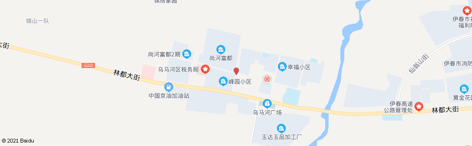 伊春职工食堂_公交站地图_伊春公交_妙搜公交查询2025