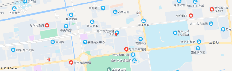 焦作龙源湖学校_公交站地图_焦作公交_妙搜公交查询2025