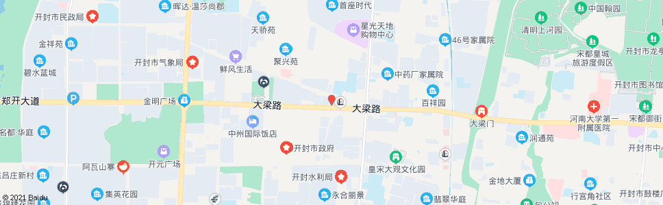 开封航天大酒店_公交站地图_开封公交_妙搜公交查询2025