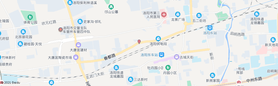 洛阳春都东路龙光街口_公交站地图_洛阳公交_妙搜公交查询2025