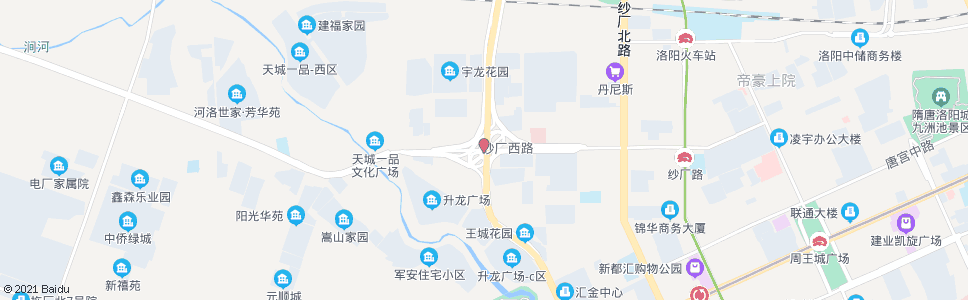 洛阳王城大道纱厂西路口_公交站地图_洛阳公交_妙搜公交查询2024