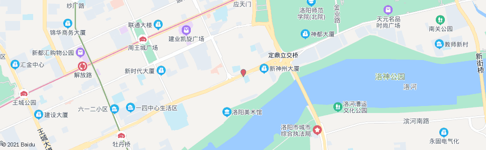 洛阳洛阳市第一中医院(定鼎立交桥西)_公交站地图_洛阳公交_妙搜公交查询2025