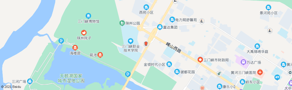 三门峡中国银行(石油公司)_公交站地图_三门峡公交_妙搜公交查询2024