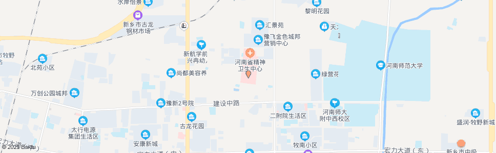 新乡精神病医院_公交站地图_新乡公交_妙搜公交查询2025