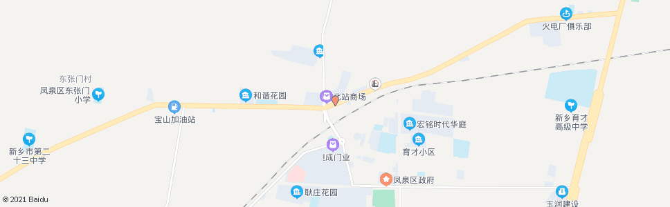 新乡北站市场_公交站地图_新乡公交_妙搜公交查询2025