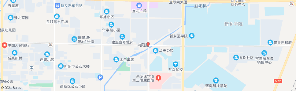 新乡向阳路新二街口_公交站地图_新乡公交_妙搜公交查询2025