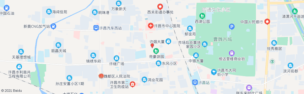 许昌烟厂南门帝豪广场_公交站地图_许昌公交_妙搜公交查询2025