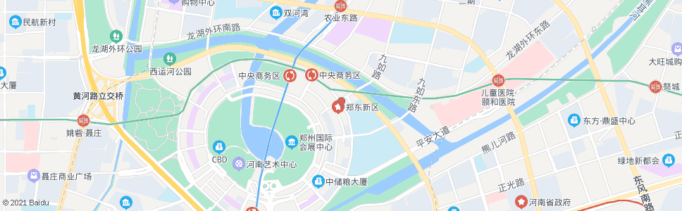 郑州商务外环路九如东路南_公交站地图_郑州公交_妙搜公交查询2025