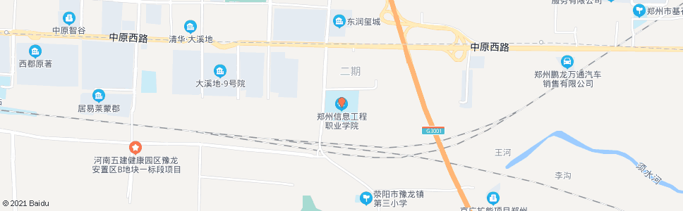 郑州中原西路石柱岗(郑州信息工程职业学院)_公交站地图_郑州公交_妙搜公交查询2024